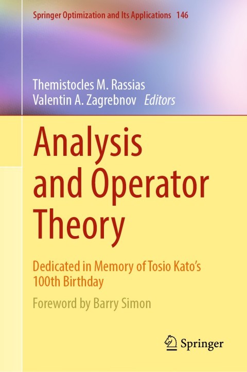 Cover image for book Analysis and Operator Theory