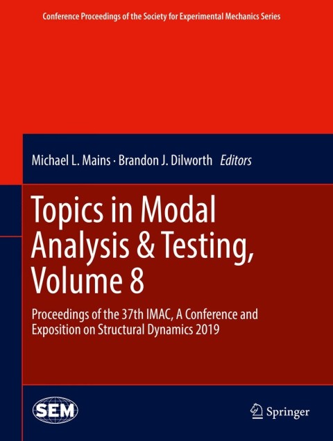 Cover image for book Topics in Modal Analysis & Testing, Volume 8
