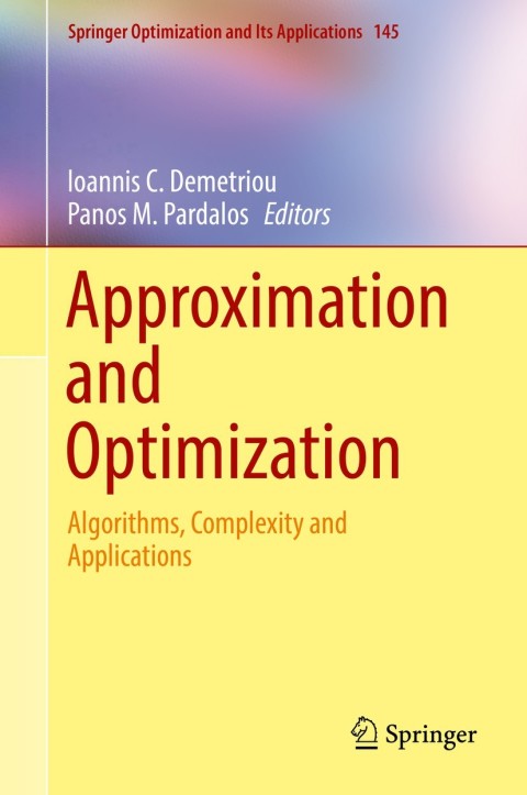 Cover image for book Approximation and Optimization