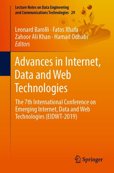 Cover image for book Advances in Internet, Data and Web Technologies