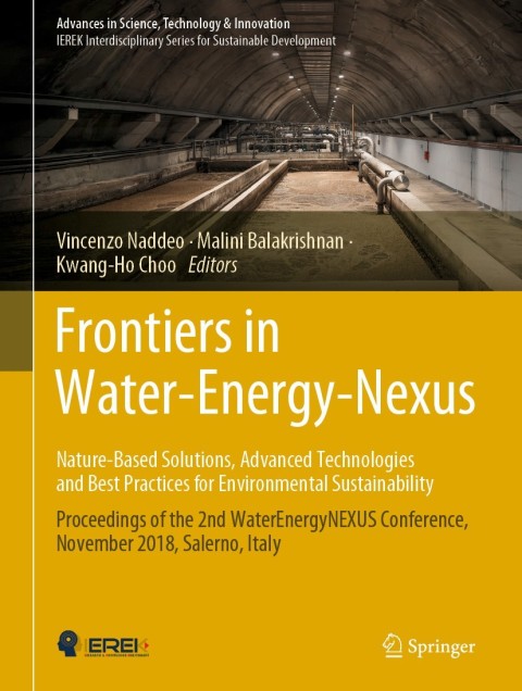 Cover image for book Frontiers in Water-Energy-Nexus—Nature-Based Solutions, Advanced Technologies and Best Practices for Environmental Sustainability