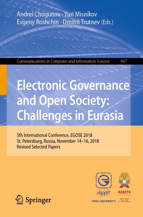 Cover image for book Electronic Governance and Open Society: Challenges in Eurasia