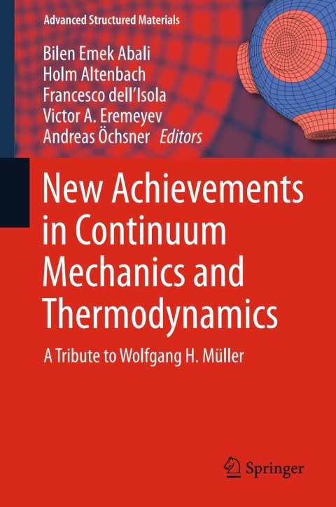 Cover image for book New Achievements in Continuum Mechanics and Thermodynamics