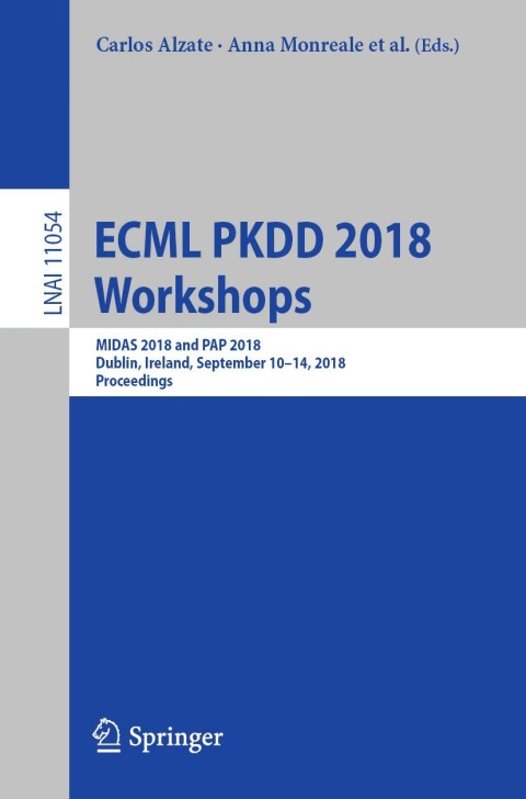 Cover image for book ECML PKDD 2018 Workshops