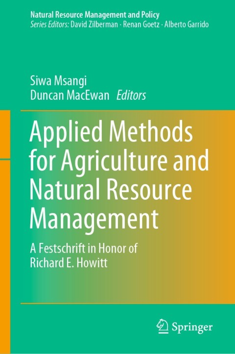 Cover image for book Applied Methods for Agriculture and Natural Resource Management