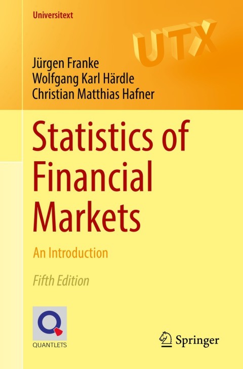 Cover image for book Statistics of Financial Markets