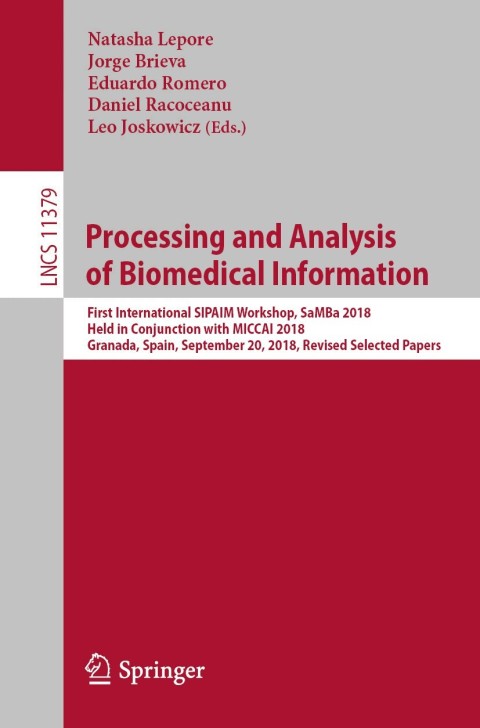 Cover image for book Processing and Analysis of Biomedical Information