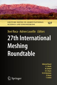 Cover image: 27th International Meshing Roundtable 9783030139919