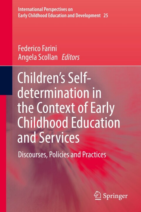 Cover image for book Children’s Self-determination in the Context of Early Childhood Education and Services