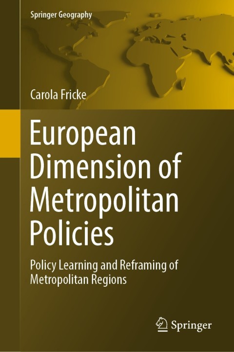 Cover image for book European Dimension of Metropolitan Policies