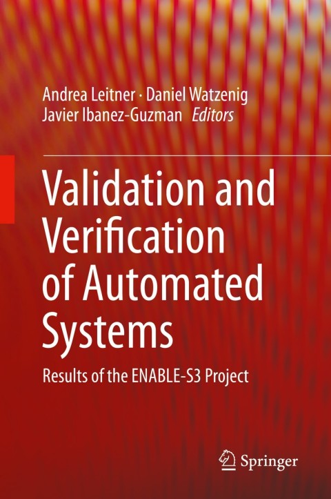 Cover image for book Validation and Verification of Automated Systems