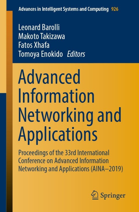 Cover image for book Advanced Information Networking and Applications