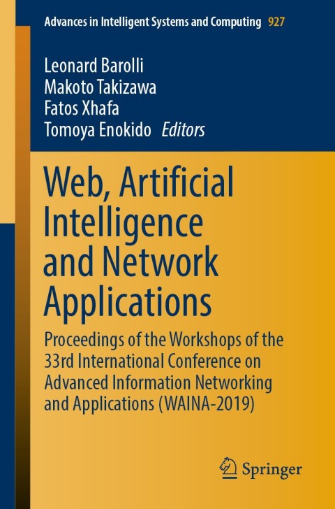 Cover image for book Web, Artificial Intelligence and Network Applications