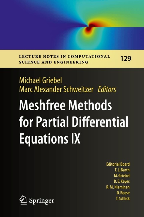 Cover image for book Meshfree Methods for Partial Differential Equations IX