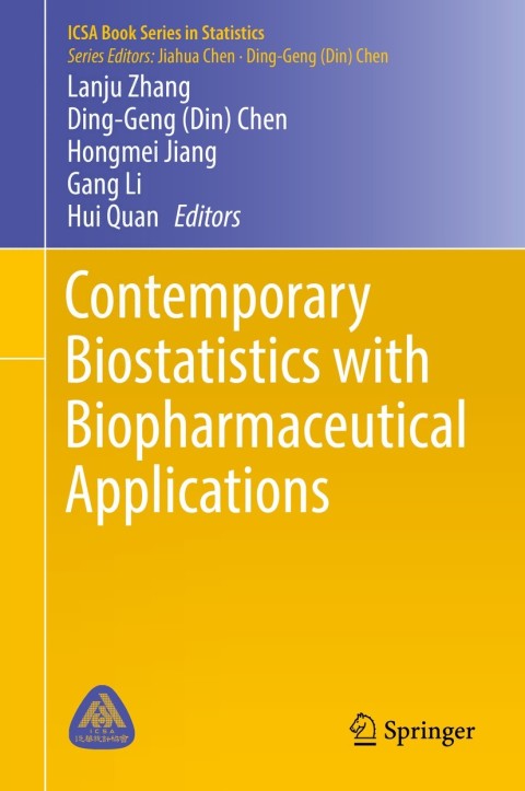 Cover image for book Contemporary Biostatistics with Biopharmaceutical Applications