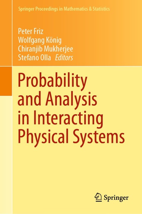 Cover image for book Probability and Analysis in Interacting Physical Systems