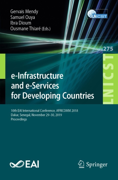 Cover image for book e-Infrastructure and e-Services for Developing Countries