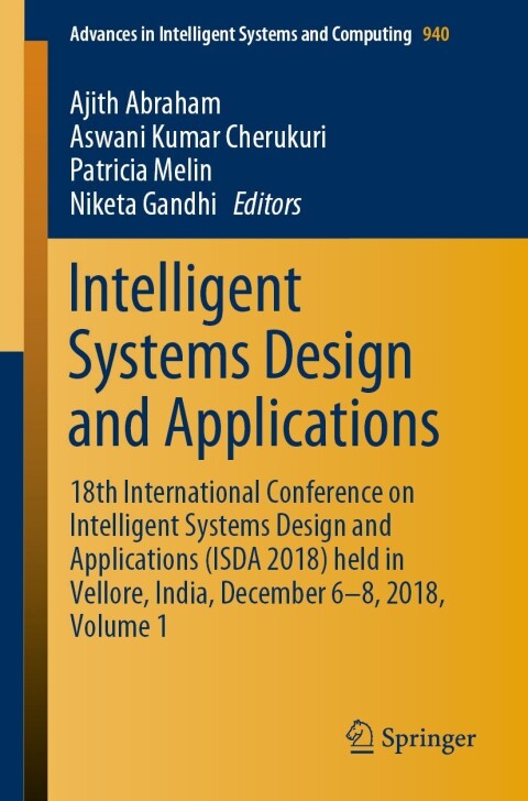 Cover image for book Intelligent Systems Design and Applications