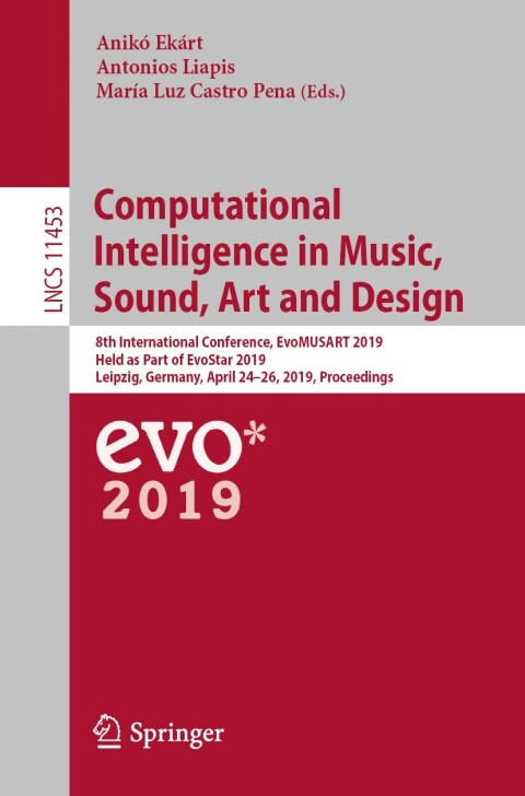 Cover image for book Computational Intelligence in Music, Sound, Art and Design