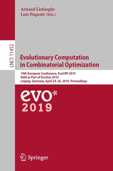 Cover image for book Evolutionary Computation in Combinatorial Optimization
