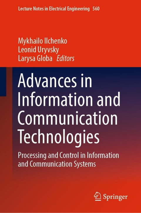 Cover image for book Advances in Information and Communication Technologies