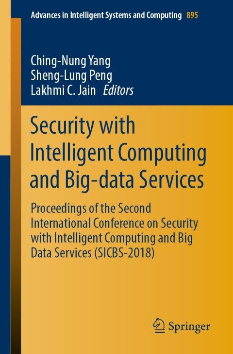 Cover image for book Security with Intelligent Computing and Big-data Services