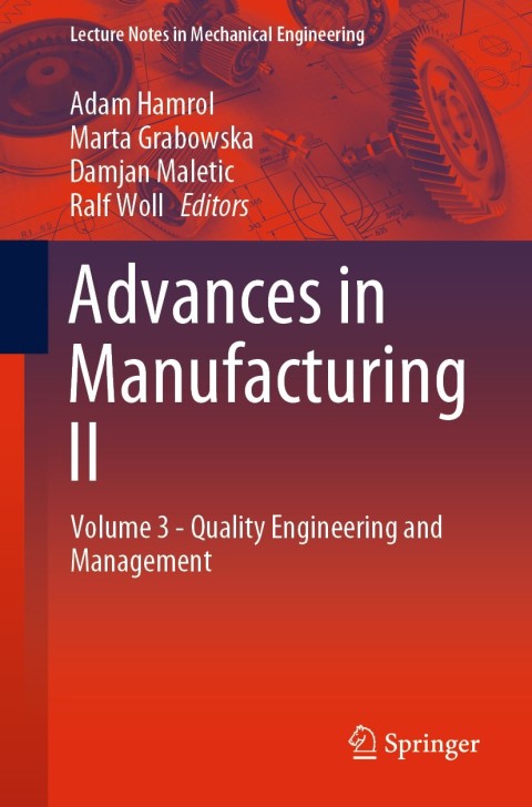Cover image for book Advances in Manufacturing II
