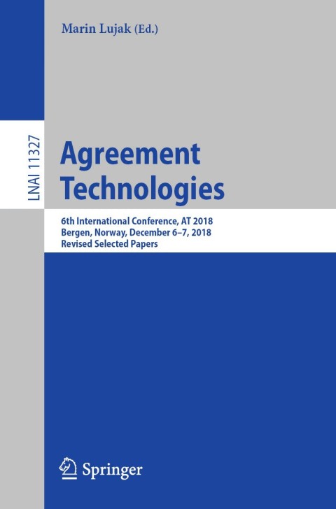 Cover image for book Agreement Technologies