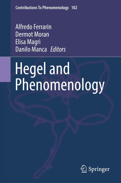 Cover image for book Hegel and Phenomenology