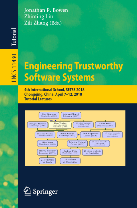 Cover image for book Engineering Trustworthy Software Systems