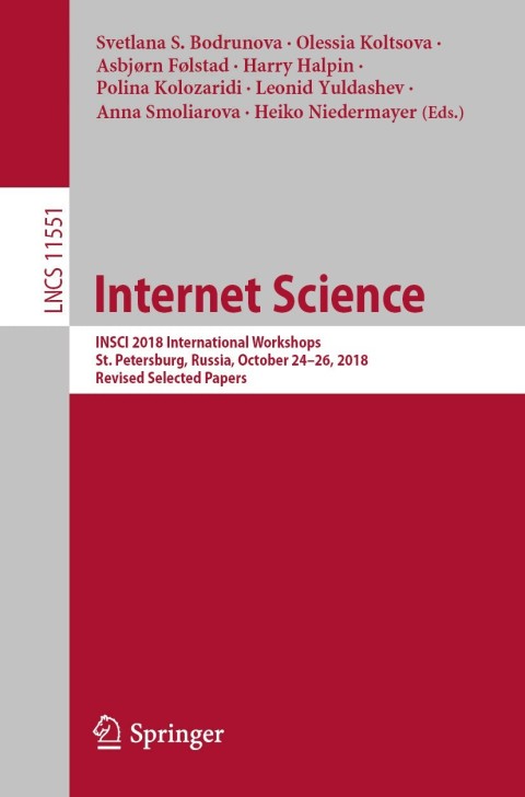 Cover image for book Internet Science