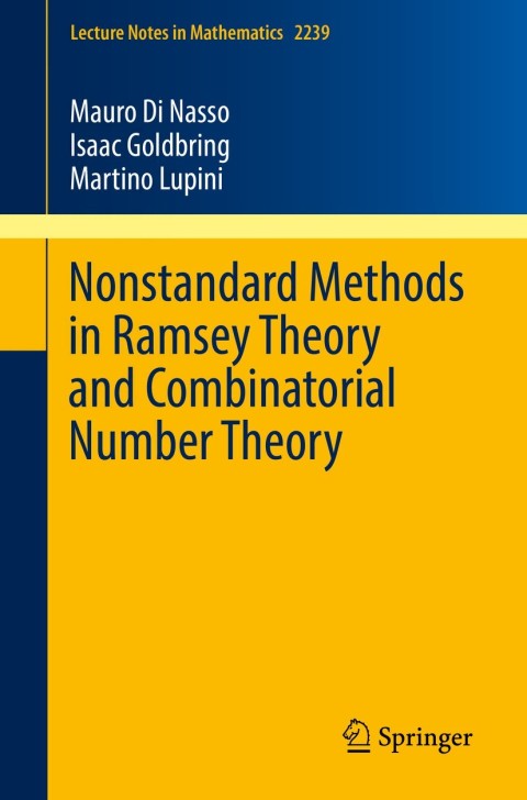 Cover image for book Nonstandard Methods in Ramsey Theory and Combinatorial Number Theory