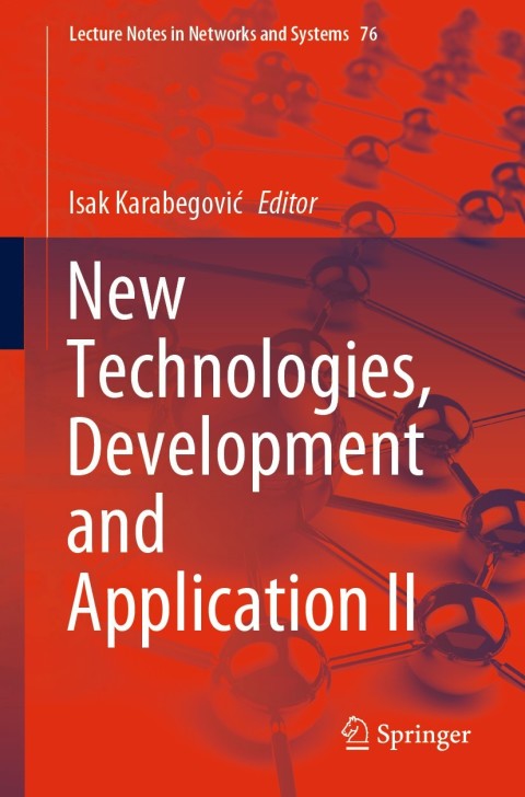 Cover image for book New Technologies, Development and Application II