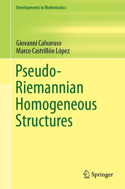 Cover image for book Pseudo-Riemannian Homogeneous Structures