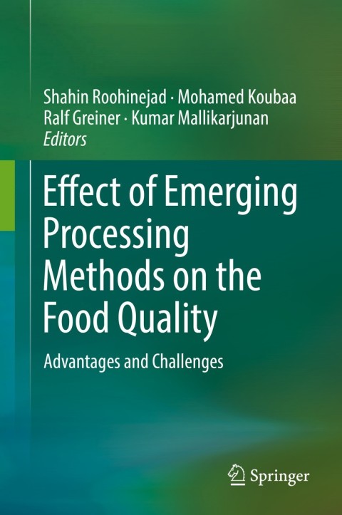 Cover image for book Effect of Emerging Processing Methods on the Food Quality