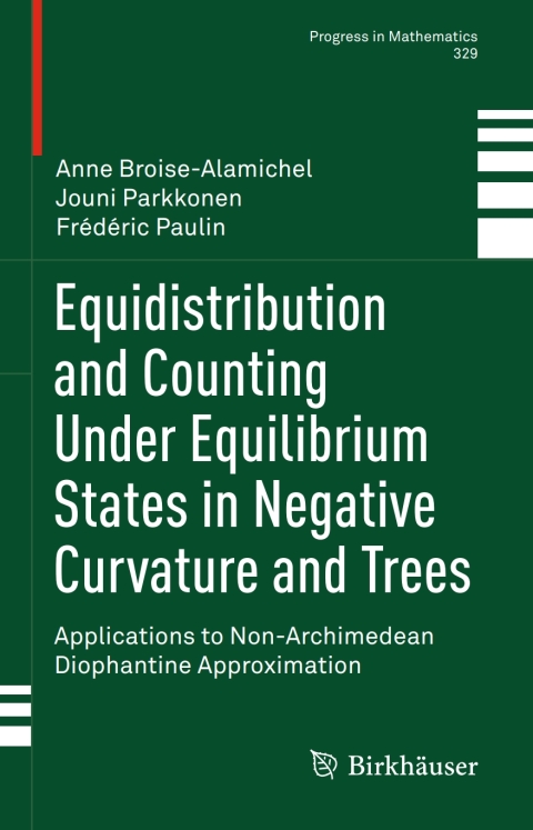 Cover image for book Equidistribution and Counting Under Equilibrium States in Negative Curvature and Trees