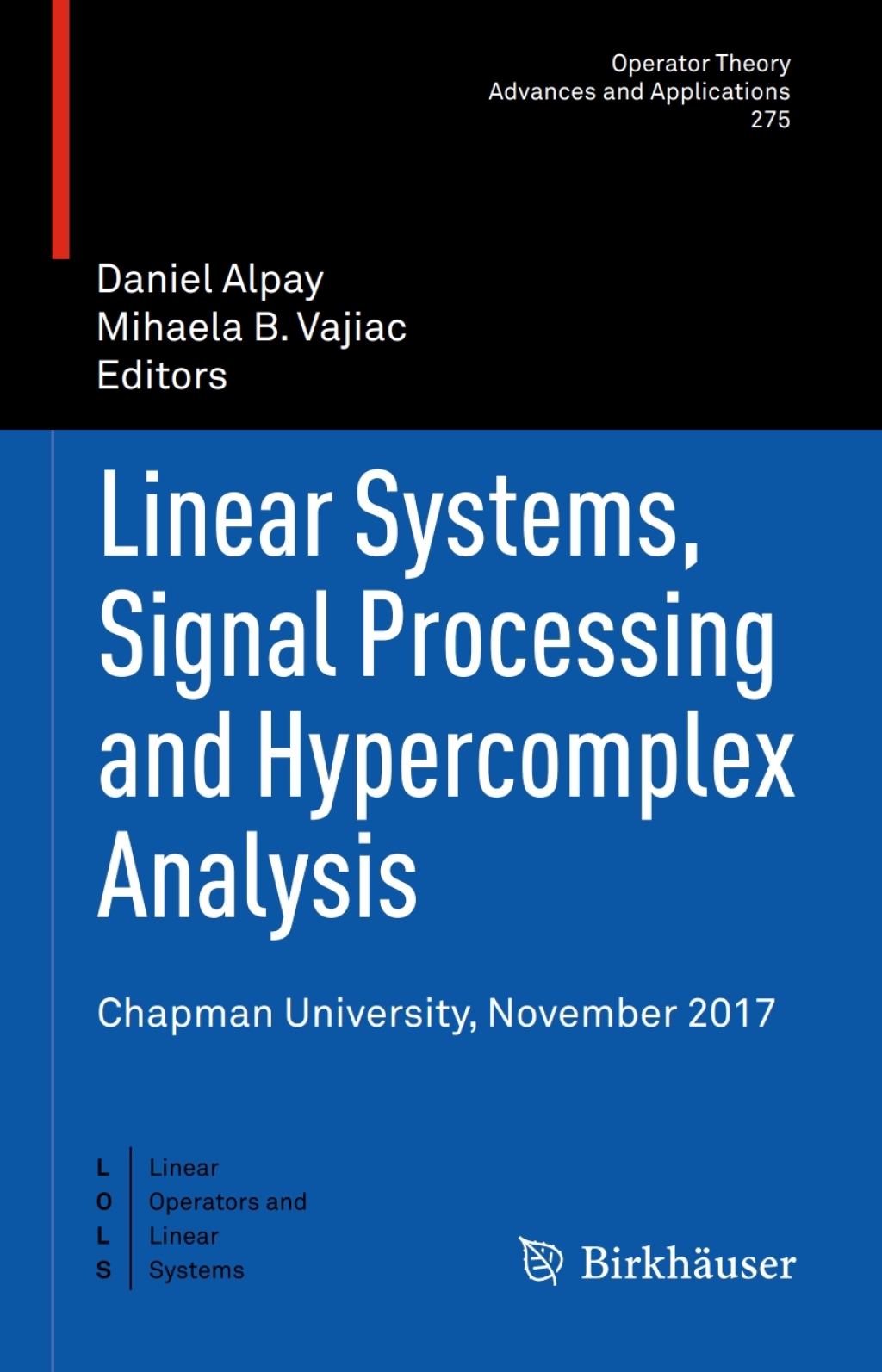 Linear Systems  Signal Processing and Hypercomplex Analysis (eBook)