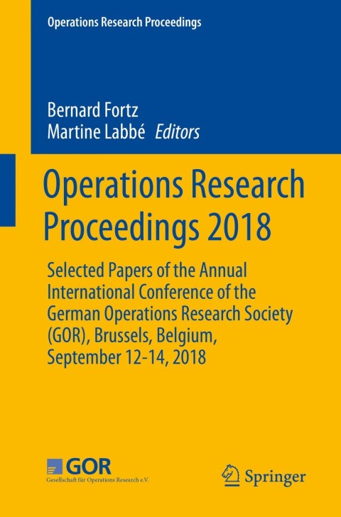 Cover image for book Operations Research Proceedings 2018