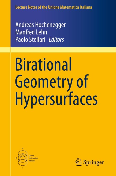 Cover image for book Birational Geometry of Hypersurfaces