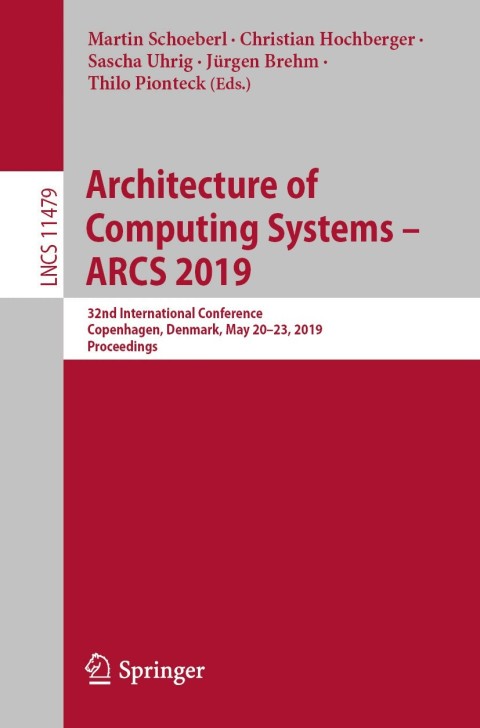 Cover image for book Architecture of Computing Systems – ARCS 2019