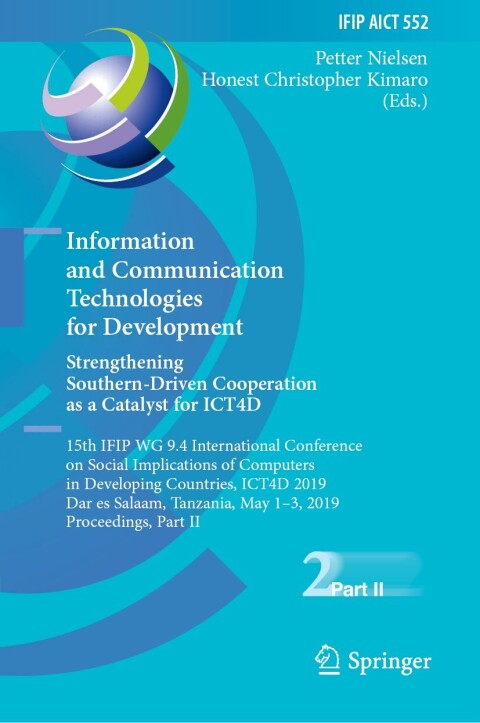 Cover image for book Information and Communication Technologies for Development. Strengthening Southern-Driven Cooperation as a Catalyst for ICT4D