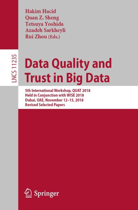 Cover image for book Data Quality and Trust in Big Data