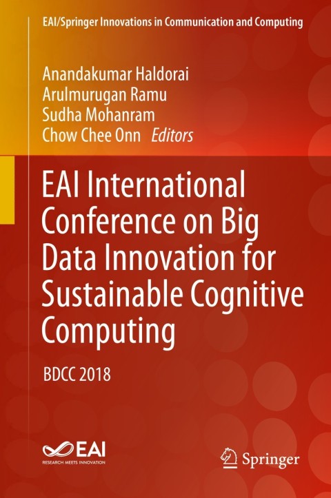 Cover image for book EAI International Conference on Big Data Innovation for Sustainable Cognitive Computing