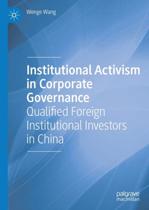 Cover image for book Institutional Activism in Corporate Governance