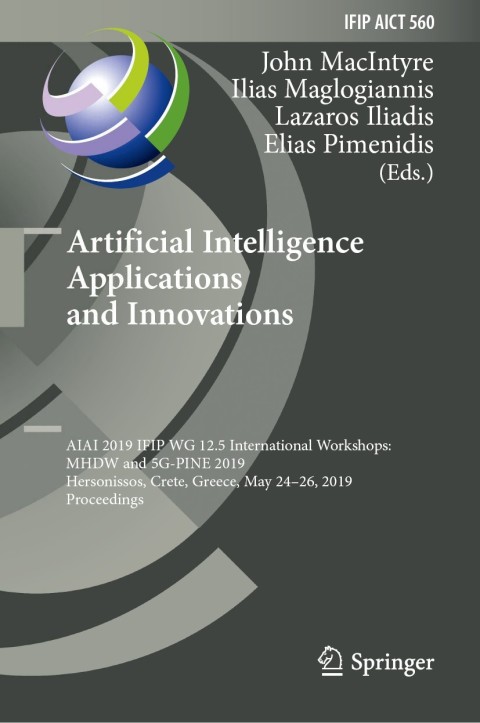 Cover image for book Artificial Intelligence Applications and Innovations