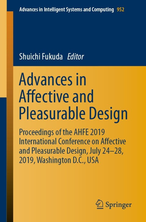 Cover image for book Advances in Affective and Pleasurable Design