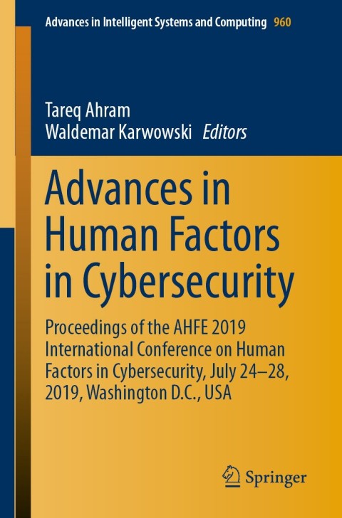 Cover image for book Advances in Human Factors in Cybersecurity