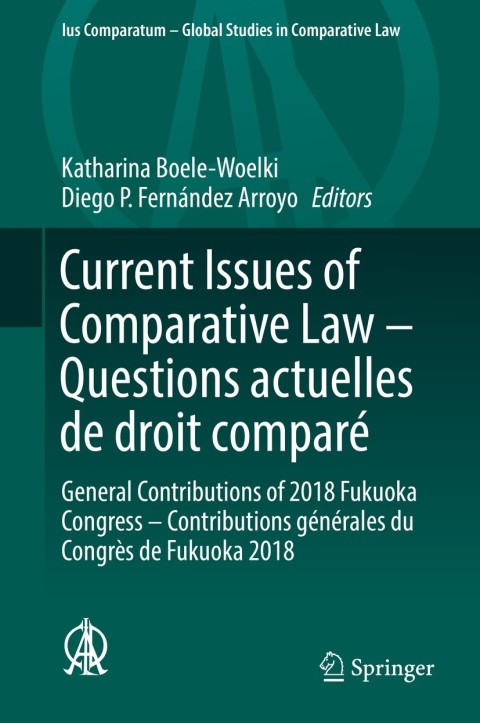 Cover image for book Current Issues of Comparative Law – Questions actuelles de droit comparé