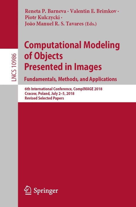 Cover image for book Computational Modeling of Objects Presented in Images. Fundamentals, Methods, and Applications