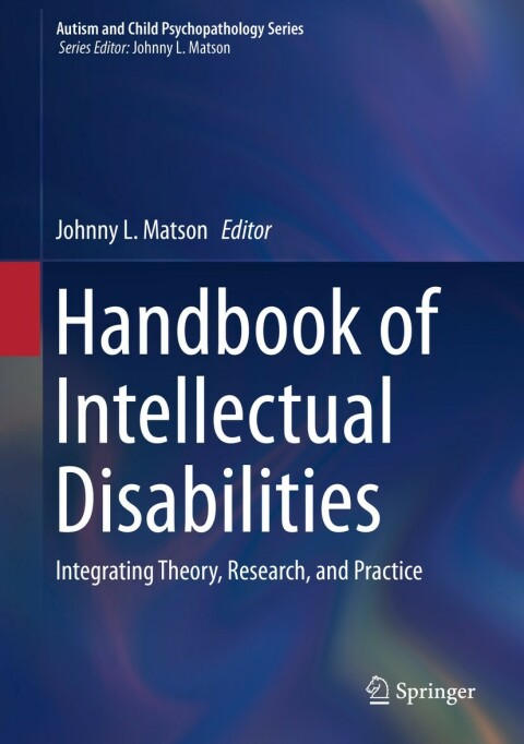 Cover image for book Handbook of Intellectual Disabilities